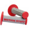 MOTION STUFF Motokrosové rukoväte - supersoft MOTION STUFF Šedo/červené