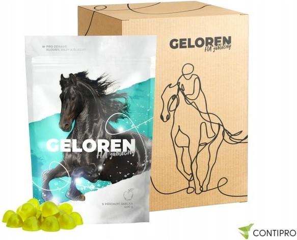 Geloren HA gélové tablety jablko 3 x 450 g