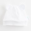 Dojčenská bavlnená čiapočka New Baby Kids biela - 56 (0-3m)