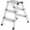 REBRÍK 3-STUPŇOVÝ schodíky hliníkový Songmics do 150 kg