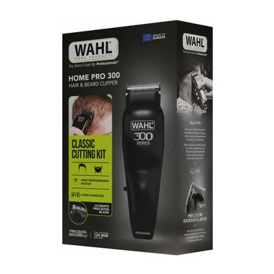 Wahl 20602-0460 Home Pro 300 Cordless / zastrihávač vlasov / šírka čepele: 45 mm / min. 0.8mm / 10 nástavcov (WHL-20602-0460)