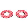 Zap grip donuts penové krúžky na gripy červené