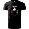 Futbal volá - Tričko extra veľké (5-8XL) - 5XL ( Čierna )