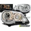 Tuning-tec PREDNÉ SVETLOMETY ANJELSKÉ OČI CHROME pasujú na VW POLO 9N3 04.05-09