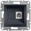 Zásuvka Schneider Electric EPH4100171 Asfora telefónna antracit