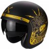 Moto prilba SCORPION BELFAST FENDER čierno / zlatá matná - Veľkosť M