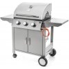 Penta CZ Plynový gril OKLAHOMA BBQ, 3 horáky, s redukčným ventilom, strieborná 6390310