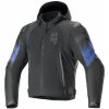 Bunda ALPINESTARS Zaca Air Venom Waterproof (čierna/modrá fluo) M