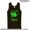Detské tielko RANGER® - motív FOLLOW YOUR HEART M Čierna