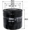 VALEO Olejový filter 586069