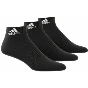 adidas ponožky Performance CUSH ANK 3 PÁRY Čierna