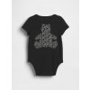 GAP Baby body Brannan Bear Čierna 0-3M Čierna Čierna