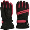 Hannah Mojo Jr Detské lyžiarske rukavice black mel (red)