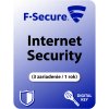 F-Secure Internet Security, 3 lic. 12 mes.