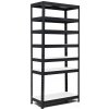 Trestles RH Regál 2200 x 800 x 300 mm 7 políc modrá