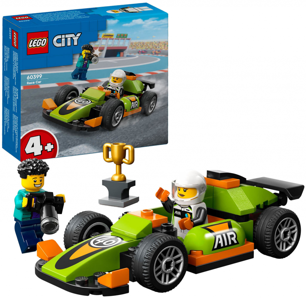 LEGO® City 60399 Zelené pretekárske auto