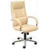 kožené kancelárske kreslo LINEA - výborne ergonomicky tvarované operadlo