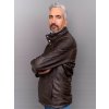 Max Original Leather Pánska kožená bunda MORRO FUR brown Farba: Brown, Veľkosť: 4XL 62-64