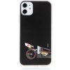 AppleMix Kryt HOT WHEELS - pre Apple iPhone 11 - gumový - vzor - čierny
