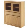 Drewmax KD405 kombinovaná vitrína 2s4d, buk