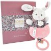 Doudou Doudou et Compagnie Paris králik hrajúci melódiu ružový 20 cm
