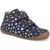 Dětské kotníkové boty Froddo - Flexible Paix up Stars modré