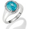 Thomas Sabo prsteň Turquoise round TR2507 405 17