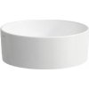 Laufen Savoy - Umývadlo na dosku, priemer 42 cm, bez prepadu, biela H8129420001121