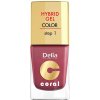 Delia Cosmetics Coral Hybrid Gel Nail email č.18 marsala 11 ml