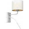 Luminex | Nástenná lampa LOFT SHADE 1xE27/60W+1xG9/8W/230V biela/zlatá | LU5260