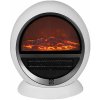 InternetovaZahrada - Ventilátorový ohrievač - krb 1500 W - biely