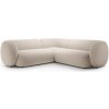 Micadoni Modulárna rohová sedačka Kate, 5-miestna – béžová