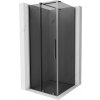 MEXEN/S - Velár sprchovací kút, posuvné dvere 110 x 110, grafit, grafit metal 871-110-110-41-95