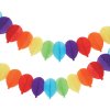 Godan Papierová farebná girlanda Balóniky 3,6 m