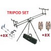 SET = stojan MIVARDI Tripod Premium + 2x signalizátor + 2x swinger