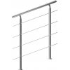 InternetovaZahrada - Schodiskové zábradlie 4 vzpery - 100 cm