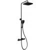 Sprchový systém Ravak 10° Free s termostatickou batériou čierna X070160