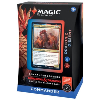 Wizards of the Coast Commander Legends: Battle for Baldur's Gate Commander Deck - Draconic Dissent (Blue-Red)