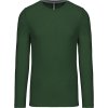 Kariban Tričko K359, dlouhý rukáv, pánské COT20K35907403-forest gree L Zelená forest