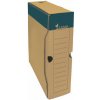 Archívny box A4 / 80 mm, kartón, VICTORIA, prírodný