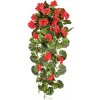Geránium popínavé červené vonkajšie, 80cm (Umelá kvetina)