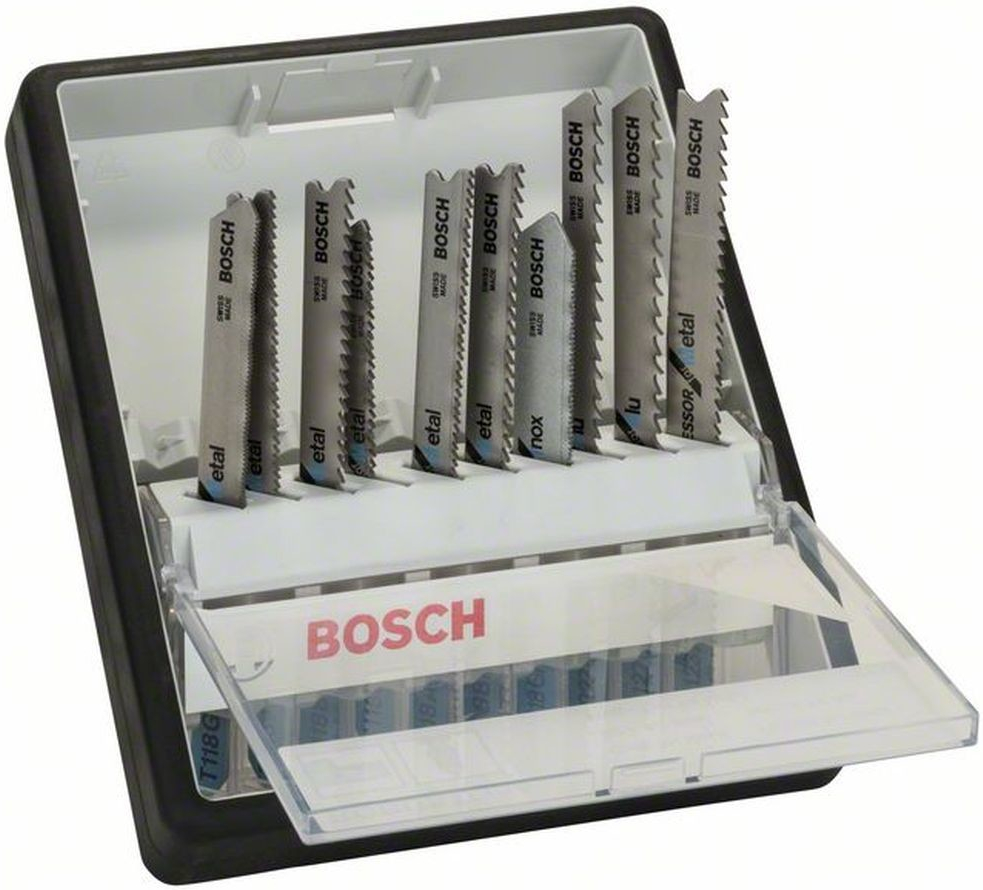 Bosch Sada pílových plátkov pre priamočiare píly, Robust Line Metal Expert, 10 kusov, 2607010541