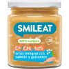 SMILEAT CA-CHI-TOS hnedá ryža s lososom a hráškom, BIO 230g
