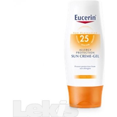Eucerin Sun vodeodolný ochranný krémový gel na opaľovanie proti slunečný  alergii SPF25 150 ml od 23,88 € - Heureka.sk
