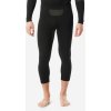 WEDZE Pánske lyžiarske spodné termonohavice BL500 Soft bezšvové čierno-kaki 2XL