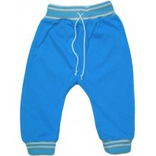 GAJI Tepláky do pása jednolíc tyrkysová