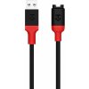 Tactical Recce 3:20 kabel pro Garmin USB-A Black/Red