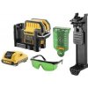 DeWALT DCE0825D1G křížový 5-ti bový laser se zeleným paprskem 1 x 2,0 Ah 10,8 V