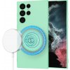 Techsuit SoftFlex MagSafe – puzdro na Samsung Galaxy S22 Ultra 5G – mätovozelený KF2336770