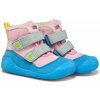 Detské barefoot topánky Affenzahn Prewalker Midboot Vegan Snuggy Chameleon 24